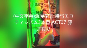 (中文字幕)濃厚密写 接写エロティシズム3本番 ACT07 藤井有彩