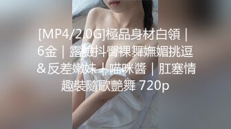 [MP4/2.0G]極品身材白領｜6金｜露臉抖臀裸舞嫵媚挑逗＆反差嫩妹｜喵咪醬｜肛塞情趣裝隨歌艷舞 720p