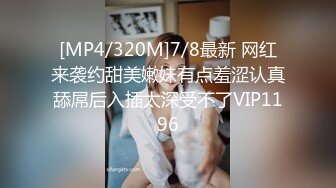 [MP4/320M]7/8最新 网红来袭约甜美嫩妹有点羞涩认真舔屌后入插太深受不了VIP1196