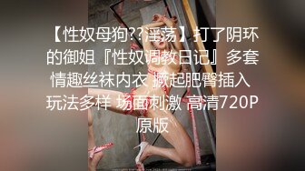 【性奴母狗??淫荡】打了阴环的御姐『性奴调教日记』多套情趣丝袜内衣 撅起肥臀插入 玩法多样 场面刺激 高清720P原版