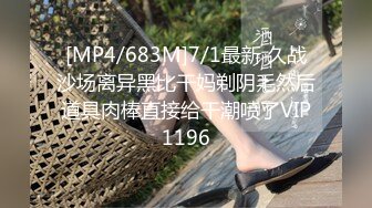 [MP4/683M]7/1最新 久战沙场离异黑比干妈剃阴毛然后道具肉棒直接给干潮喷了VIP1196