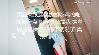 黑丝高跟漂亮伪娘吃鸡啪啪 痛慢一点 啊啊老公操我 撅着屁屁被操了没几下就射了 真没用 (1)