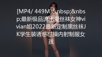 [MP4/ 449M]&nbsp;&nbsp;最新极品流出爱丝袜女神vivian姐2022最新定制黑丝袜JK学生装诱惑怼操内射制服女孩