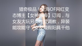 ⚫️猎奇极品！上海OF网红变态博主【女神梅梅】订阅，与女友大玩另类性爱调教，异装能攻能守，女友戴假阳具干他 (8)